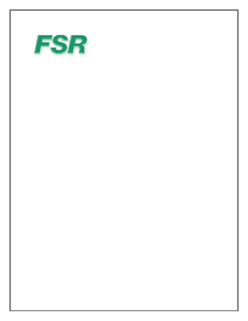 FSR IT-AS411 Series User Manual | 21 pages