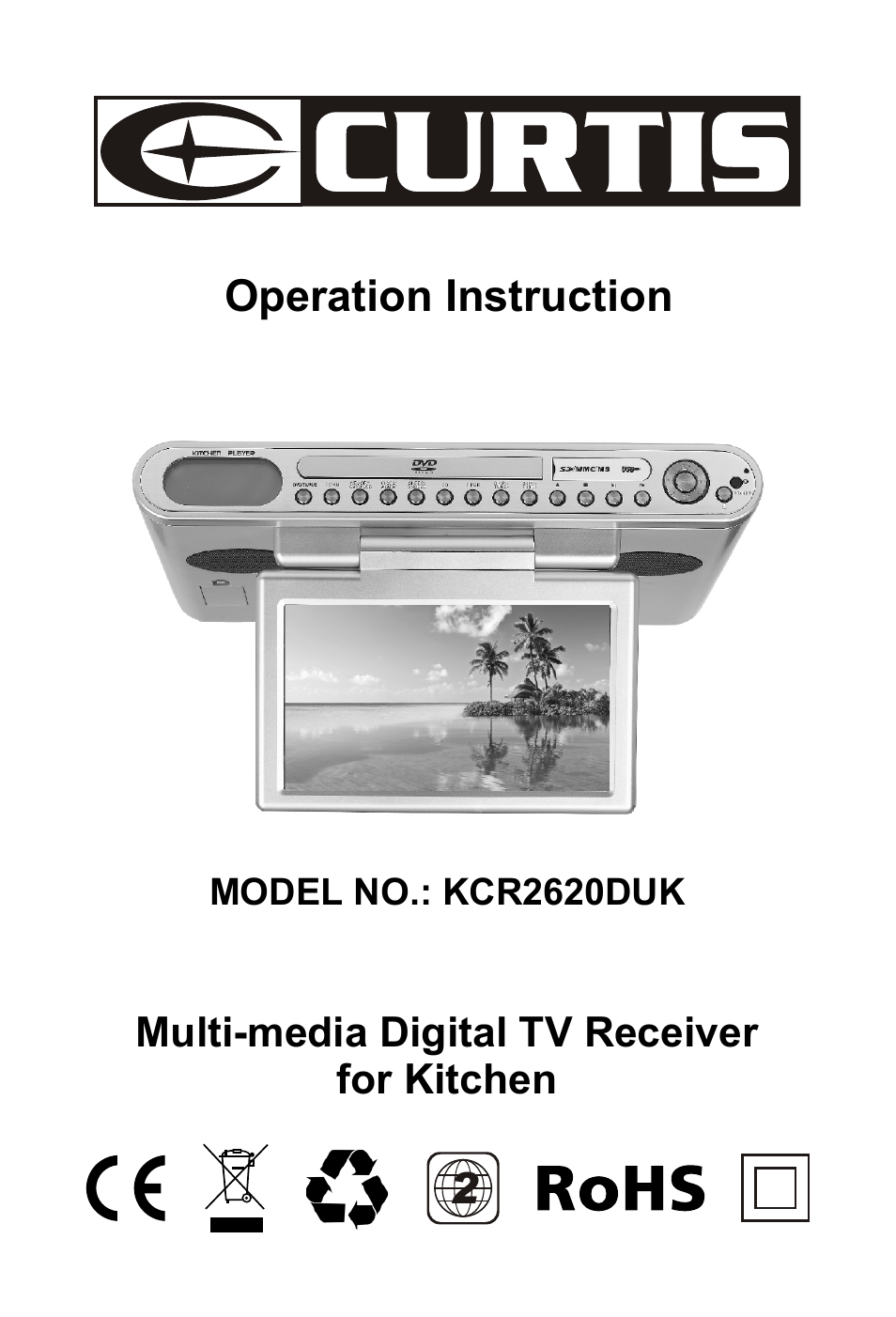 Curtis KCR2620DUK User Manual | 29 pages