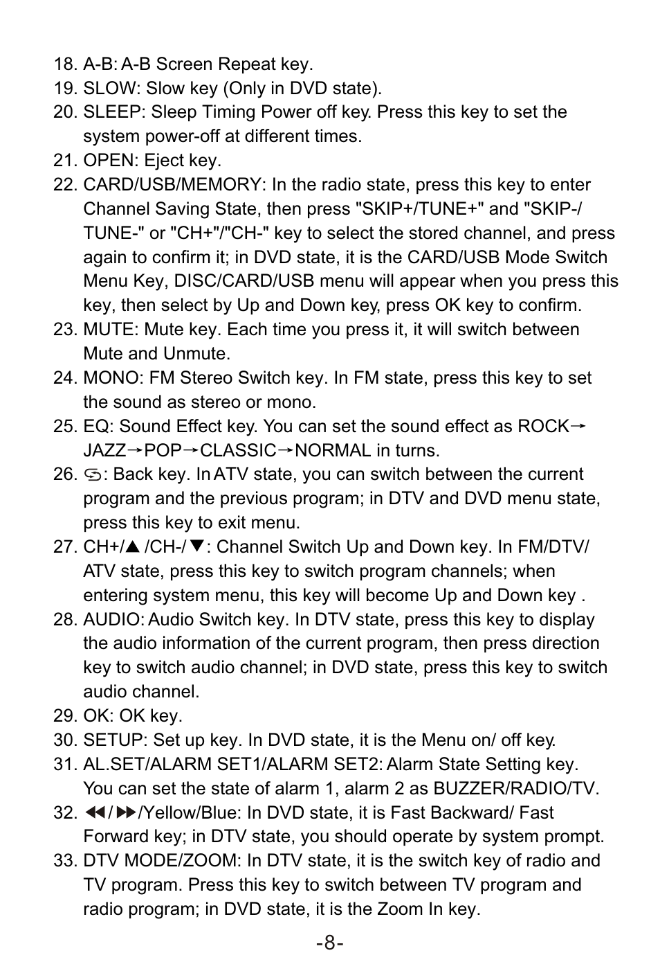 Т³гж 10 | Curtis KCR2620DUK User Manual | Page 10 / 29
