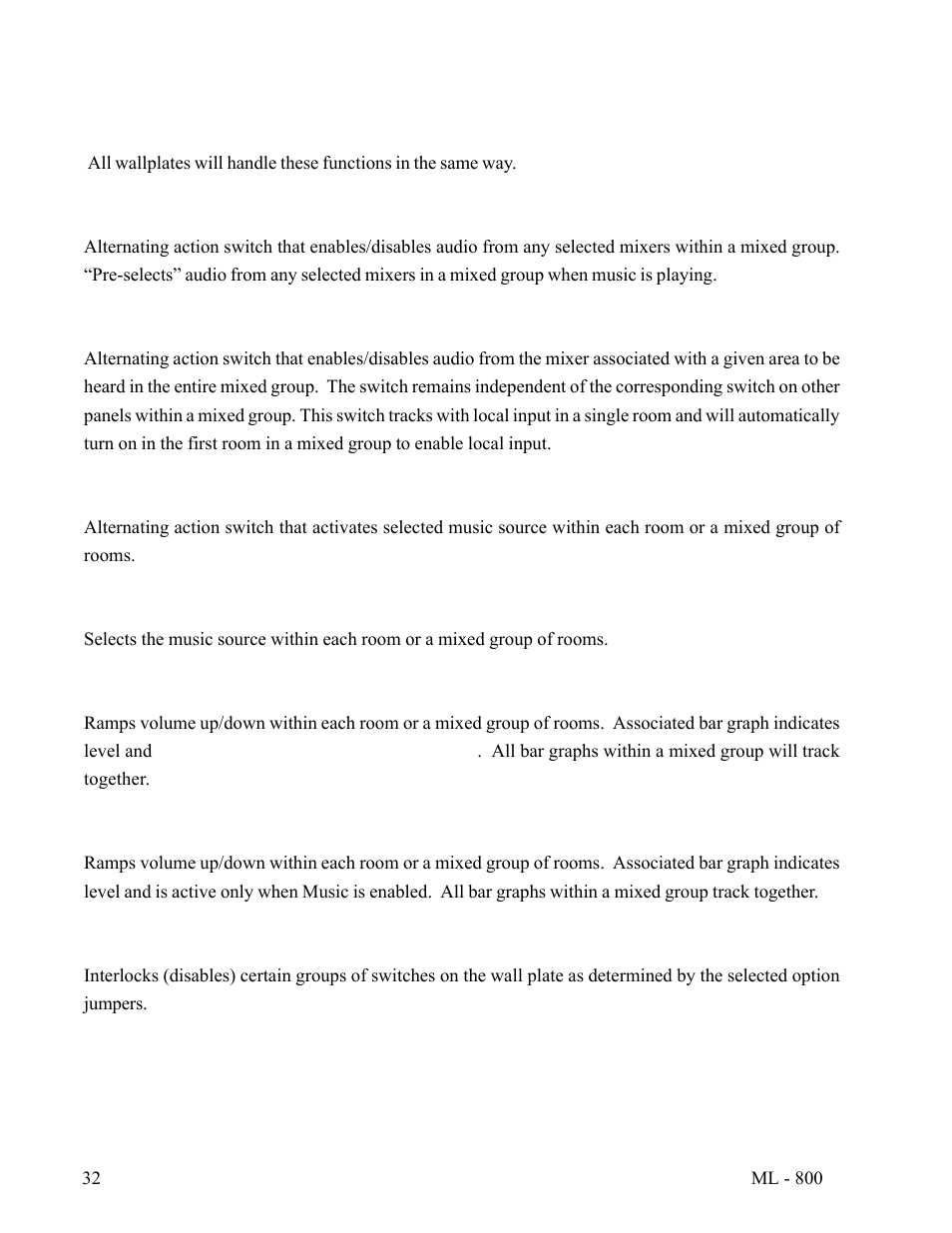 FSR ML-800 User Manual | Page 32 / 44