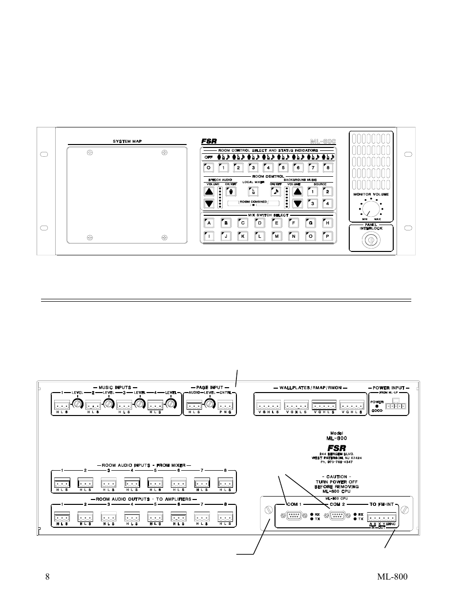 FSR ML-800 User Manual | Page 8 / 44