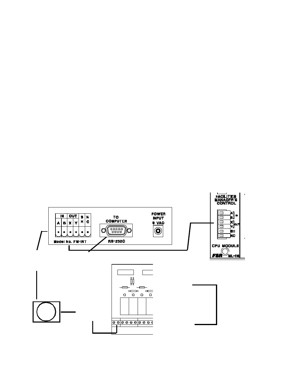 Facility managers panel | FSR ML-116 User Manual | Page 35 / 44