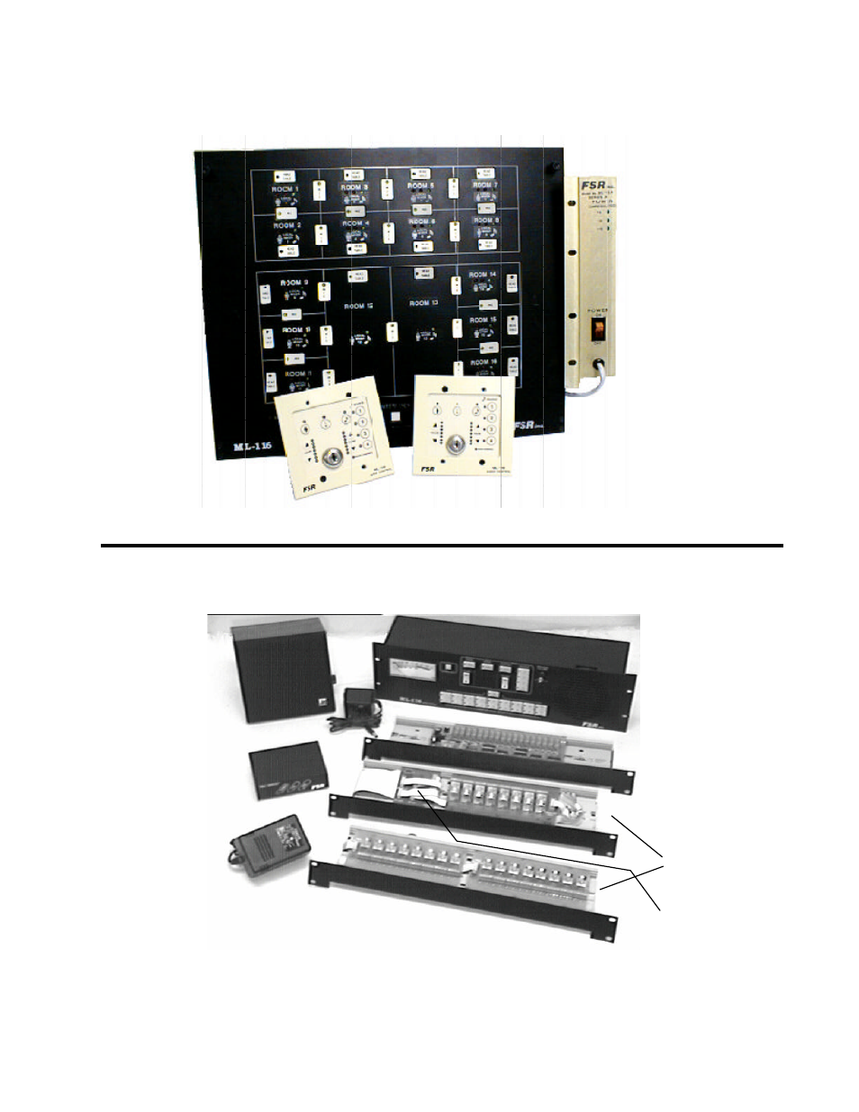 Ml-116 components | FSR ML-116 User Manual | Page 7 / 44