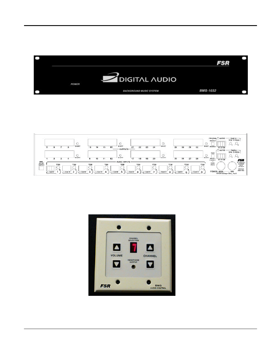 System components | FSR BMS-1032 User Manual | Page 5 / 20