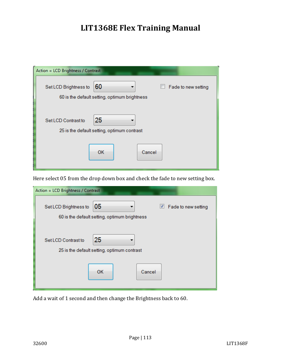 Lit1368e flex training manual | FSR FLEX CONTROL BUILDER TRAINING MANUAL User Manual | Page 113 / 142