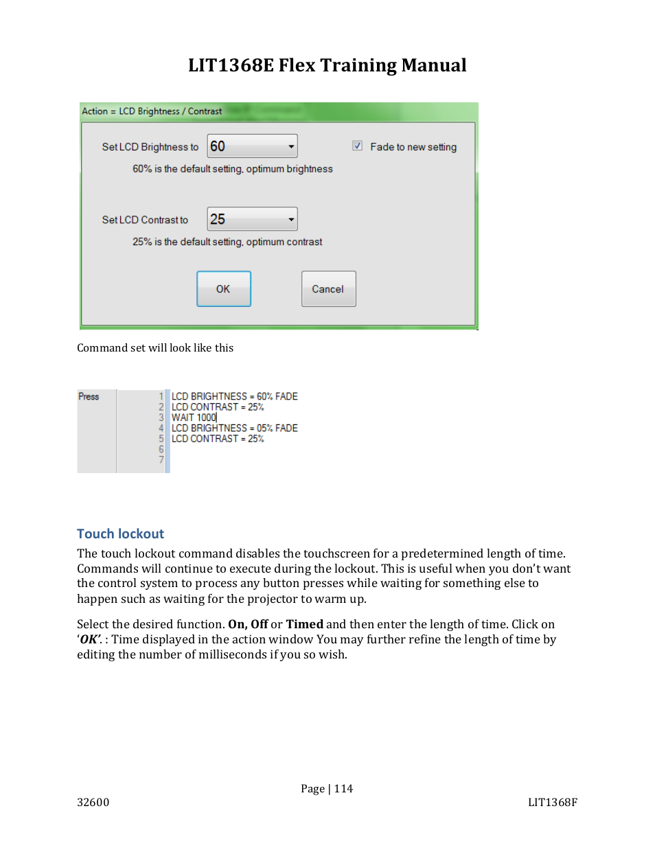 Lit1368e flex training manual | FSR FLEX CONTROL BUILDER TRAINING MANUAL User Manual | Page 114 / 142