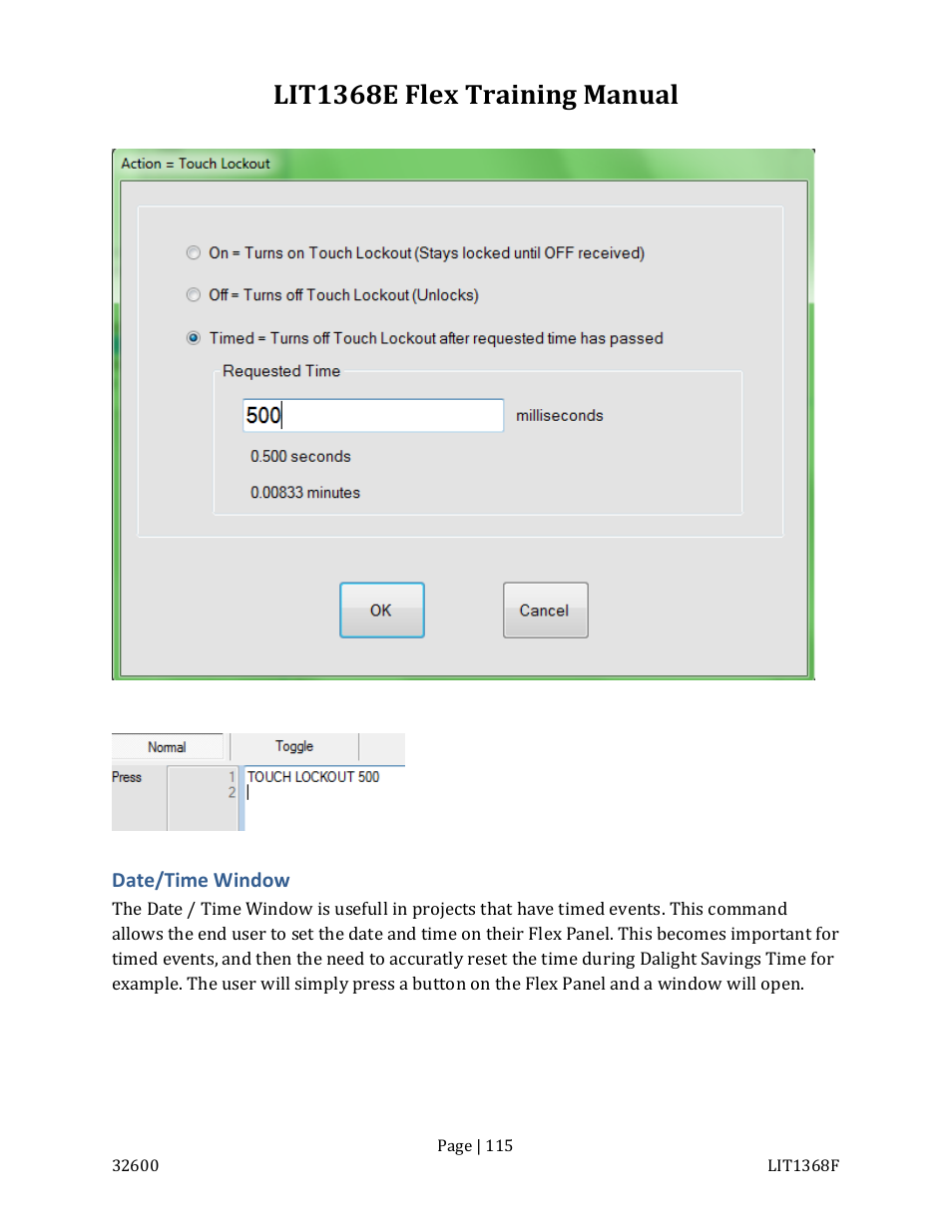 Lit1368e flex training manual | FSR FLEX CONTROL BUILDER TRAINING MANUAL User Manual | Page 115 / 142