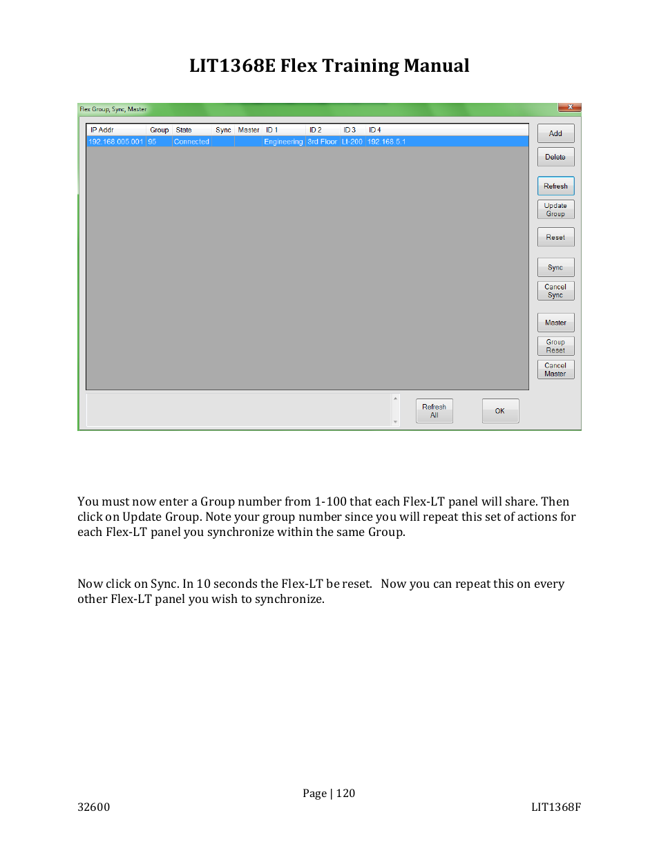 Lit1368e flex training manual | FSR FLEX CONTROL BUILDER TRAINING MANUAL User Manual | Page 120 / 142