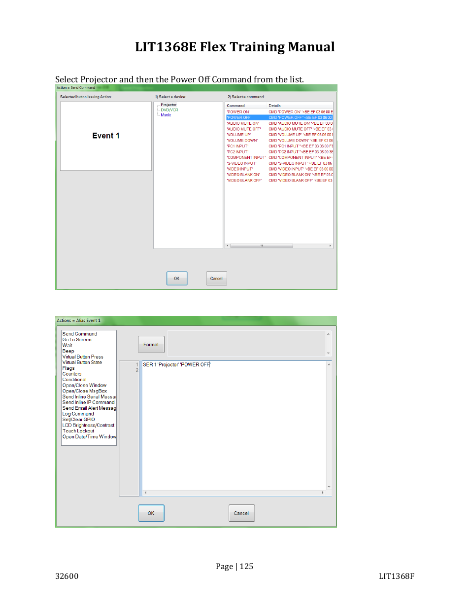 Lit1368e flex training manual | FSR FLEX CONTROL BUILDER TRAINING MANUAL User Manual | Page 125 / 142