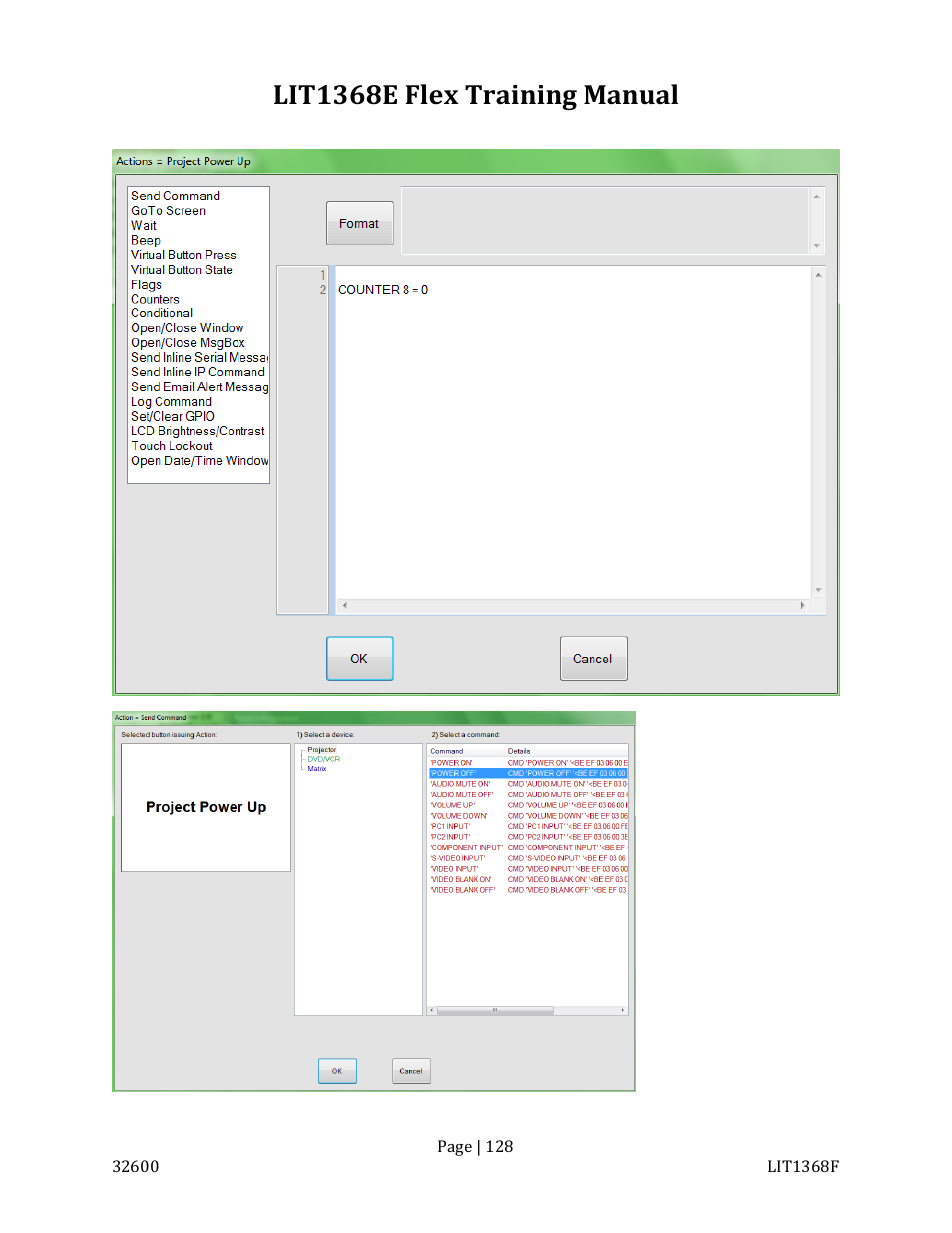 Lit1368e flex training manual | FSR FLEX CONTROL BUILDER TRAINING MANUAL User Manual | Page 128 / 142