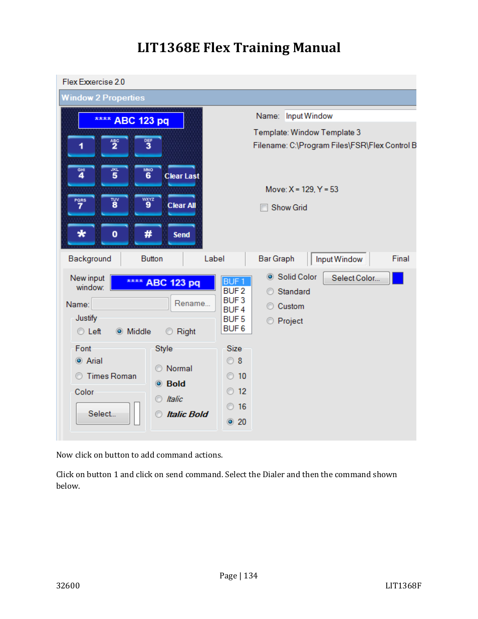 Lit1368e flex training manual | FSR FLEX CONTROL BUILDER TRAINING MANUAL User Manual | Page 134 / 142