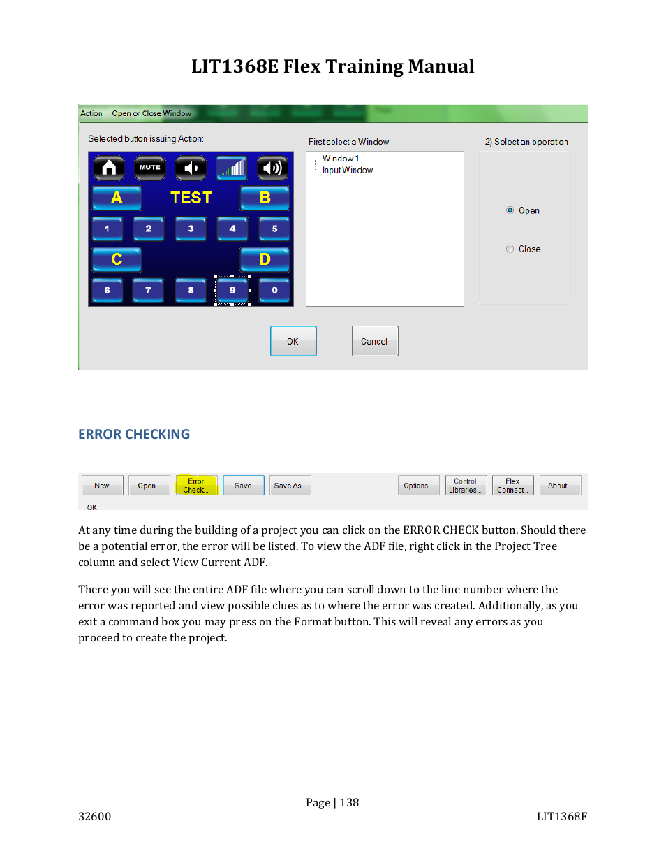 Lit1368e flex training manual | FSR FLEX CONTROL BUILDER TRAINING MANUAL User Manual | Page 138 / 142