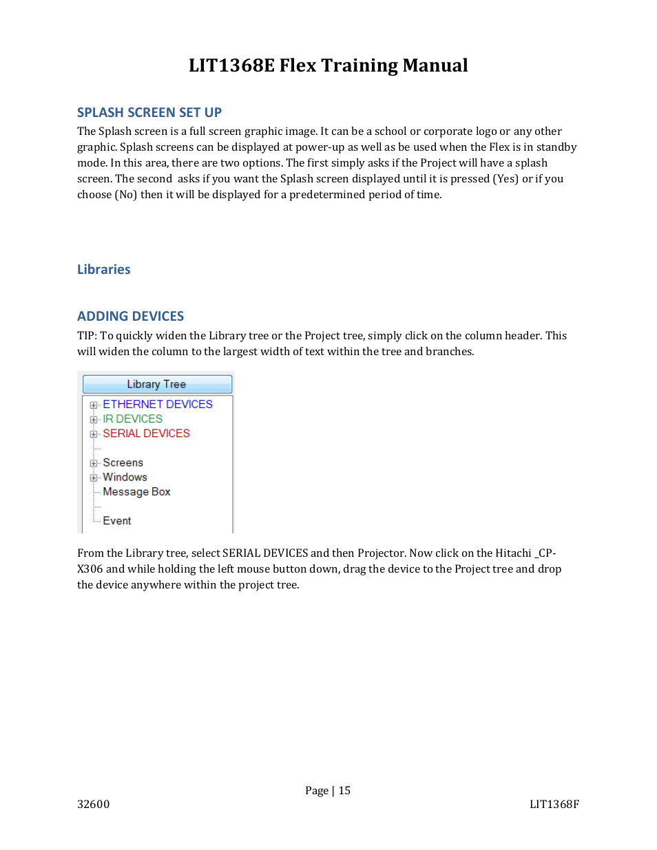 Lit1368e flex training manual | FSR FLEX CONTROL BUILDER TRAINING MANUAL User Manual | Page 15 / 142