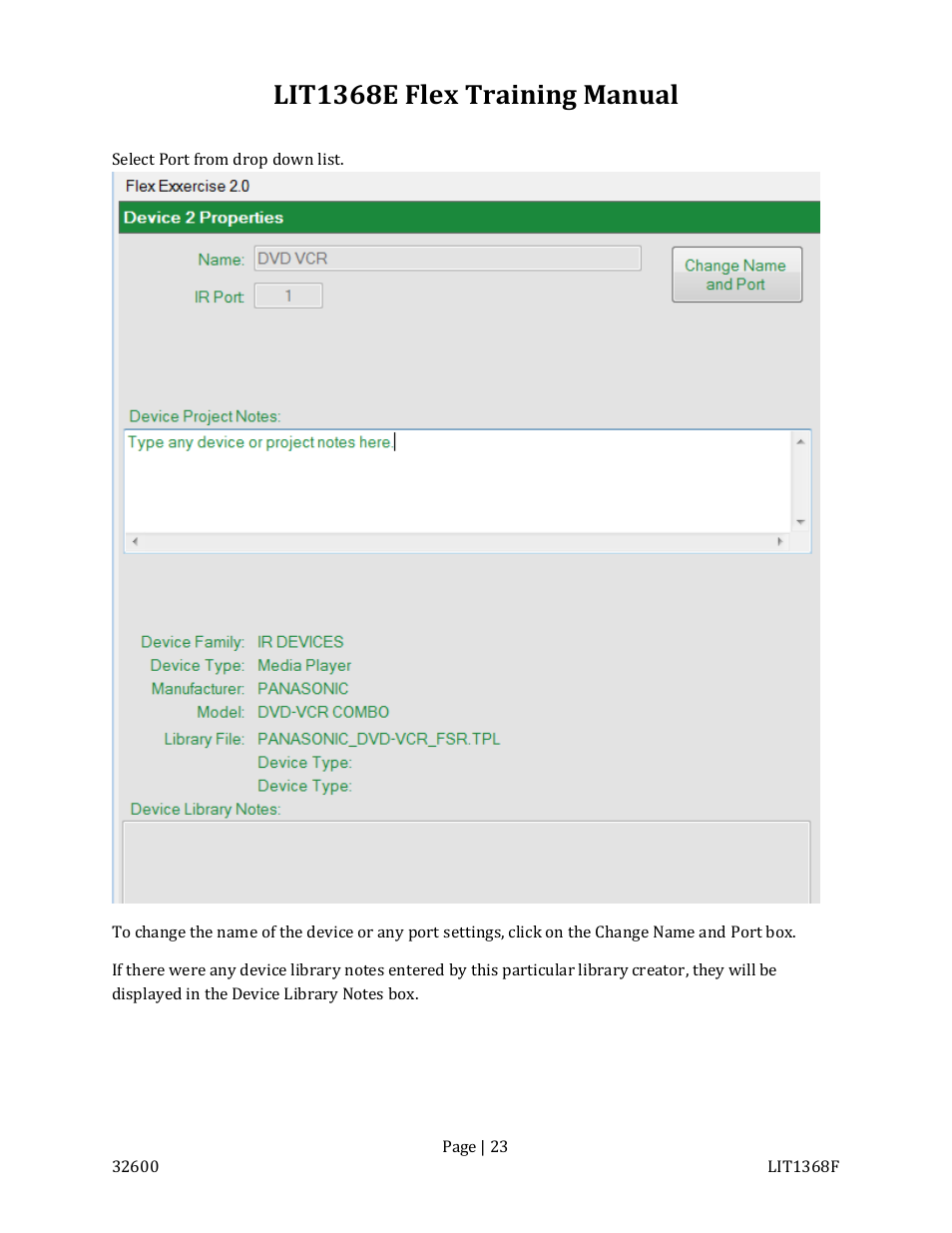 Lit1368e flex training manual | FSR FLEX CONTROL BUILDER TRAINING MANUAL User Manual | Page 23 / 142