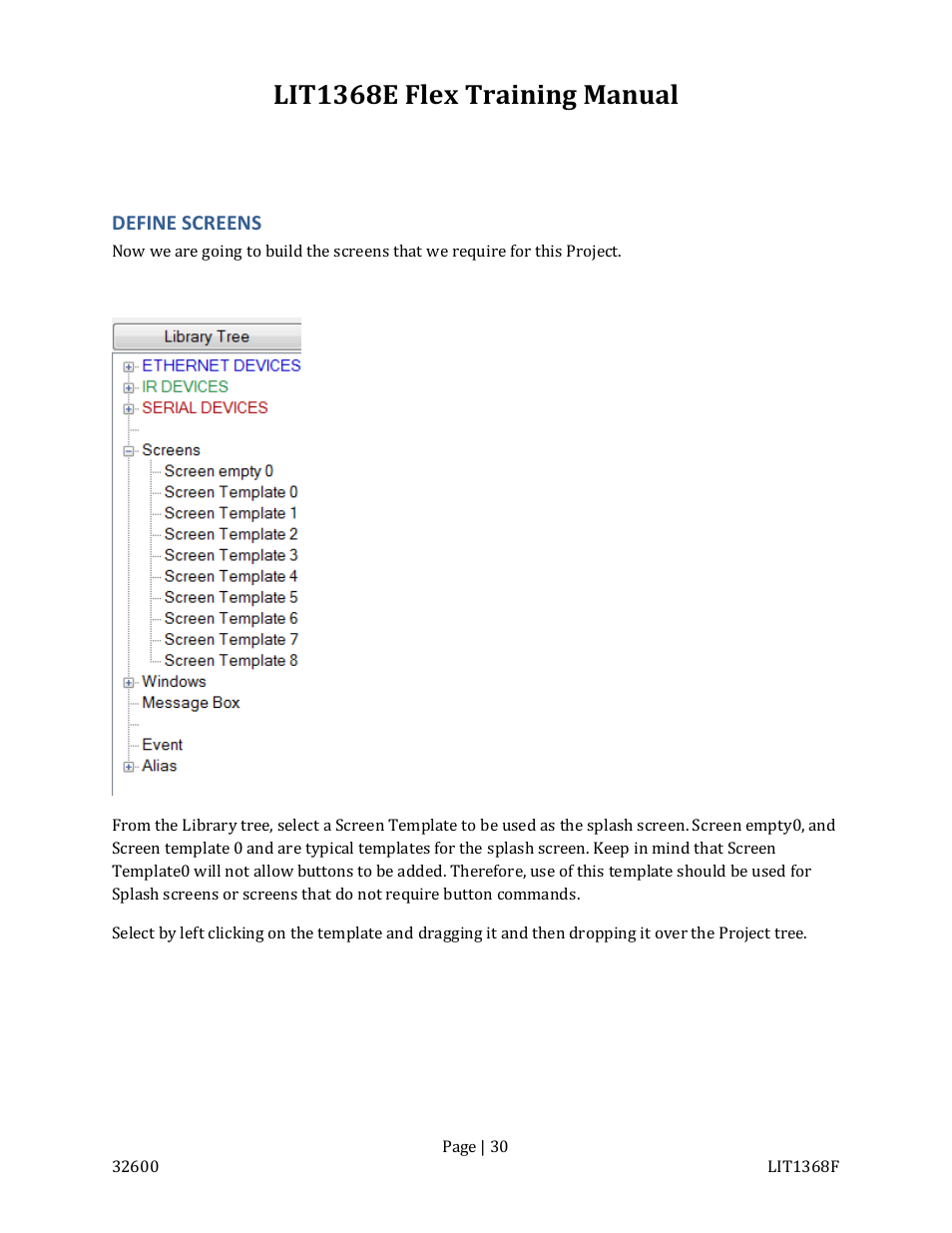 Lit1368e flex training manual | FSR FLEX CONTROL BUILDER TRAINING MANUAL User Manual | Page 30 / 142