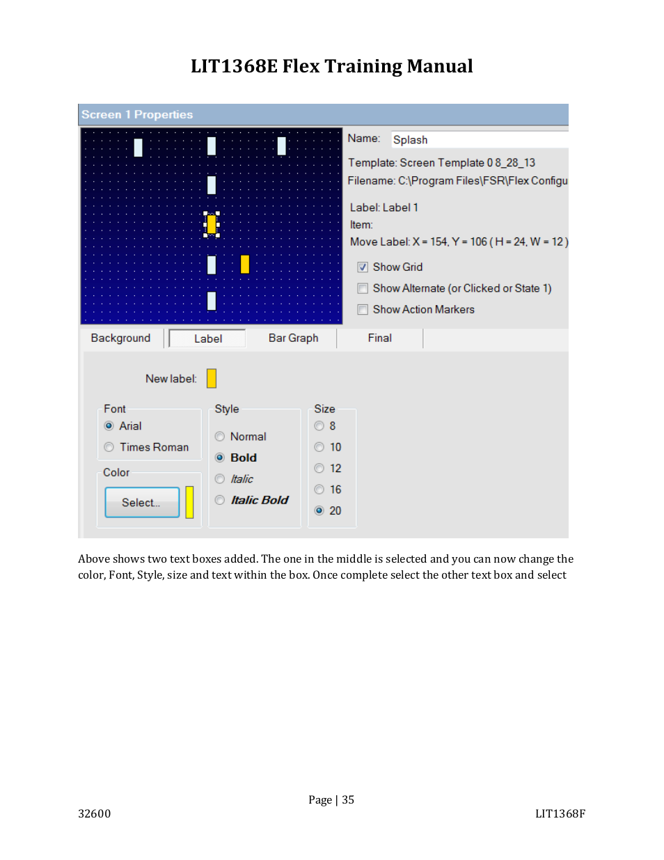 Lit1368e flex training manual | FSR FLEX CONTROL BUILDER TRAINING MANUAL User Manual | Page 35 / 142