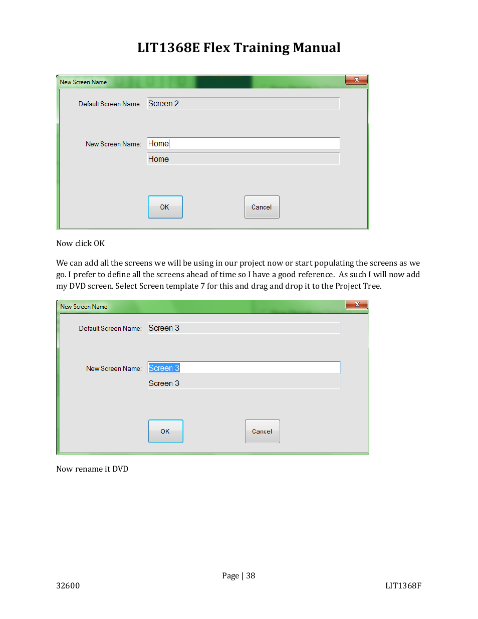 Lit1368e flex training manual | FSR FLEX CONTROL BUILDER TRAINING MANUAL User Manual | Page 38 / 142