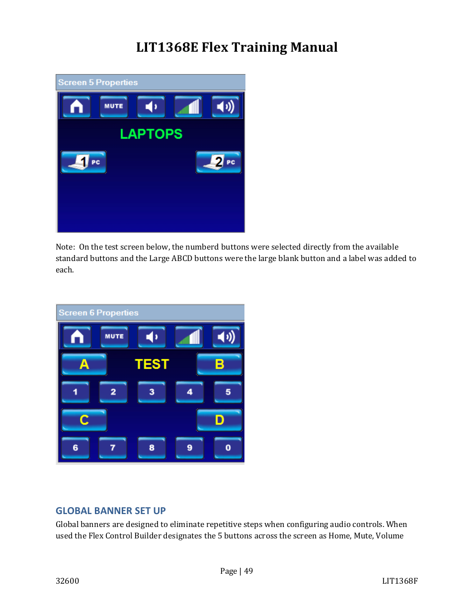 Lit1368e flex training manual | FSR FLEX CONTROL BUILDER TRAINING MANUAL User Manual | Page 49 / 142