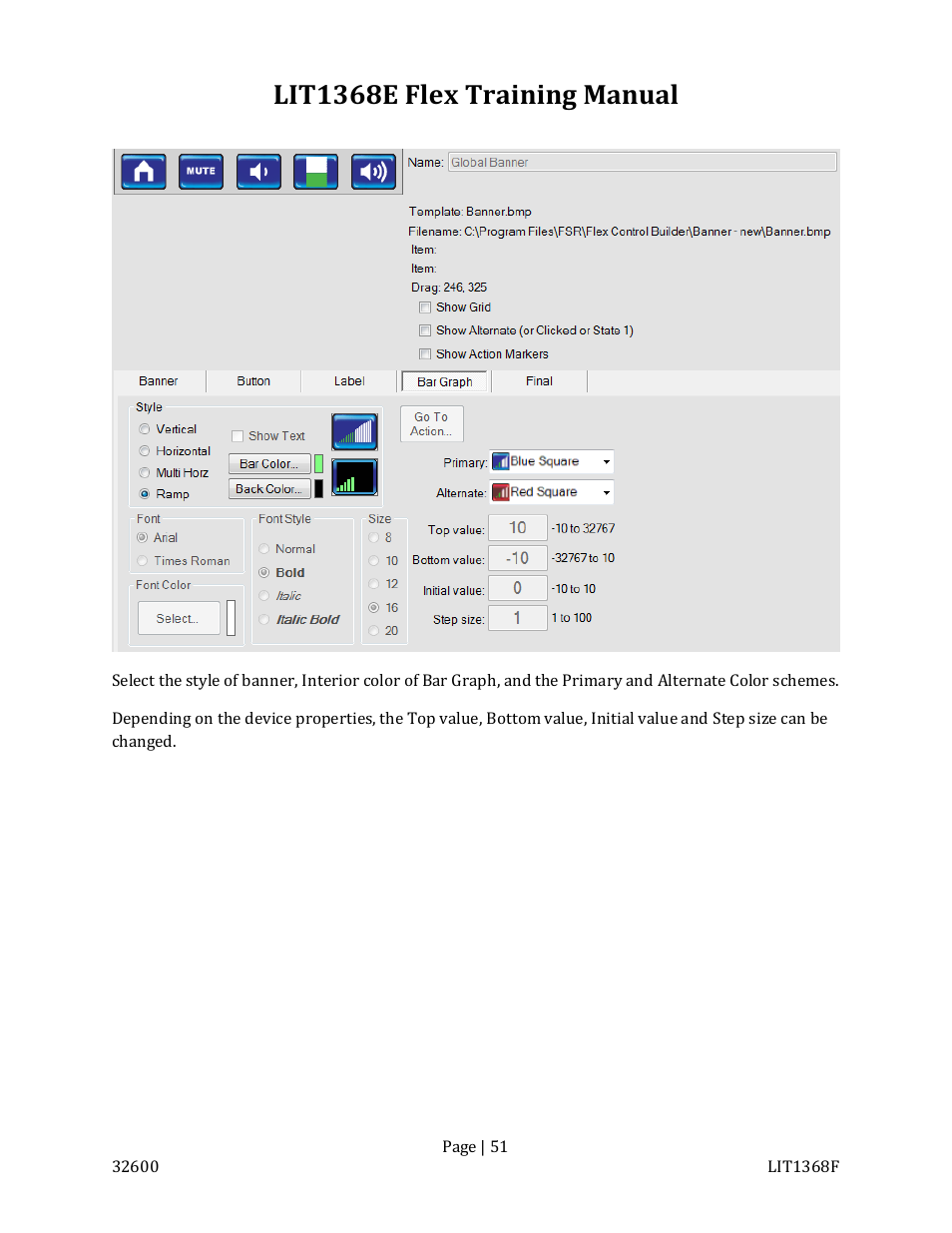 Lit1368e flex training manual | FSR FLEX CONTROL BUILDER TRAINING MANUAL User Manual | Page 51 / 142