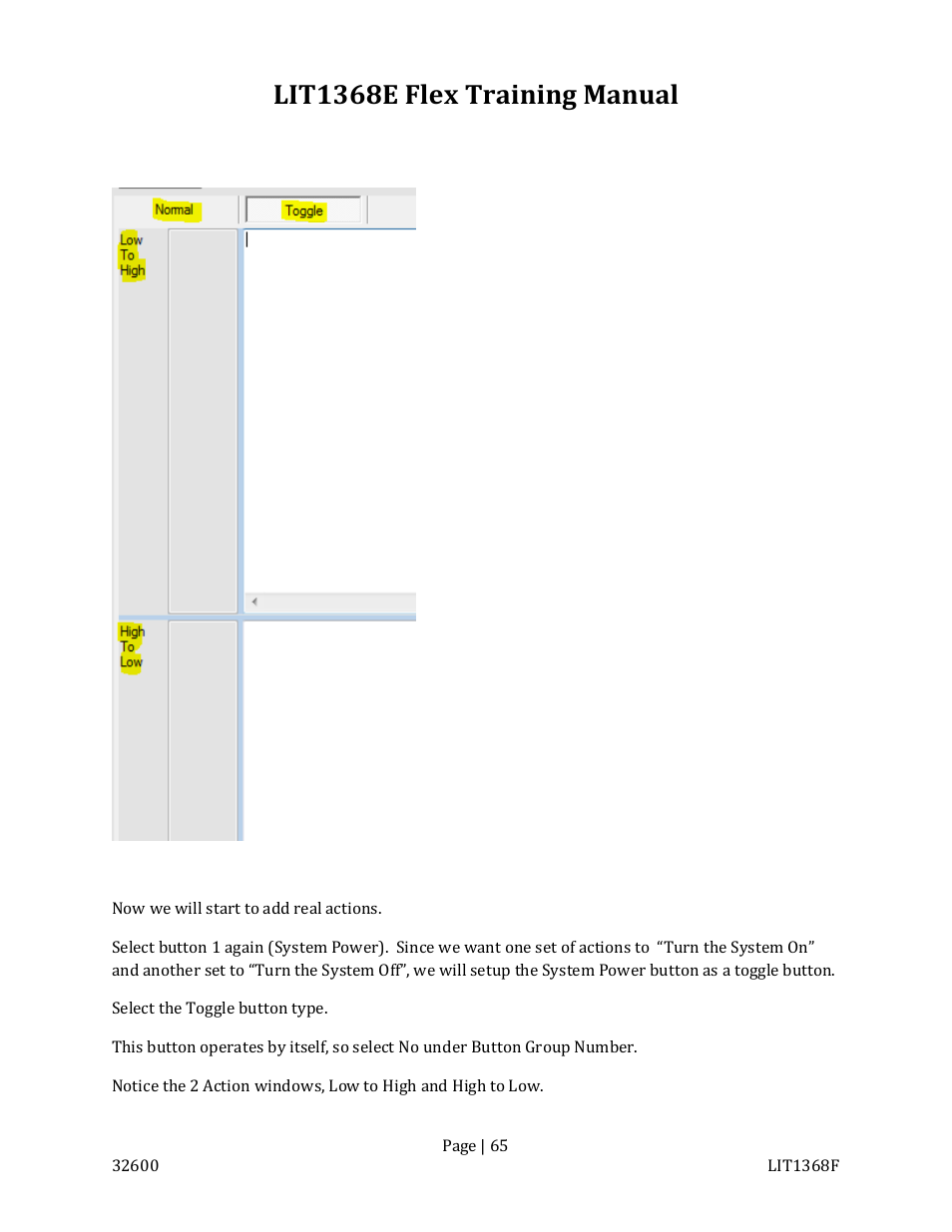 Lit1368e flex training manual | FSR FLEX CONTROL BUILDER TRAINING MANUAL User Manual | Page 65 / 142