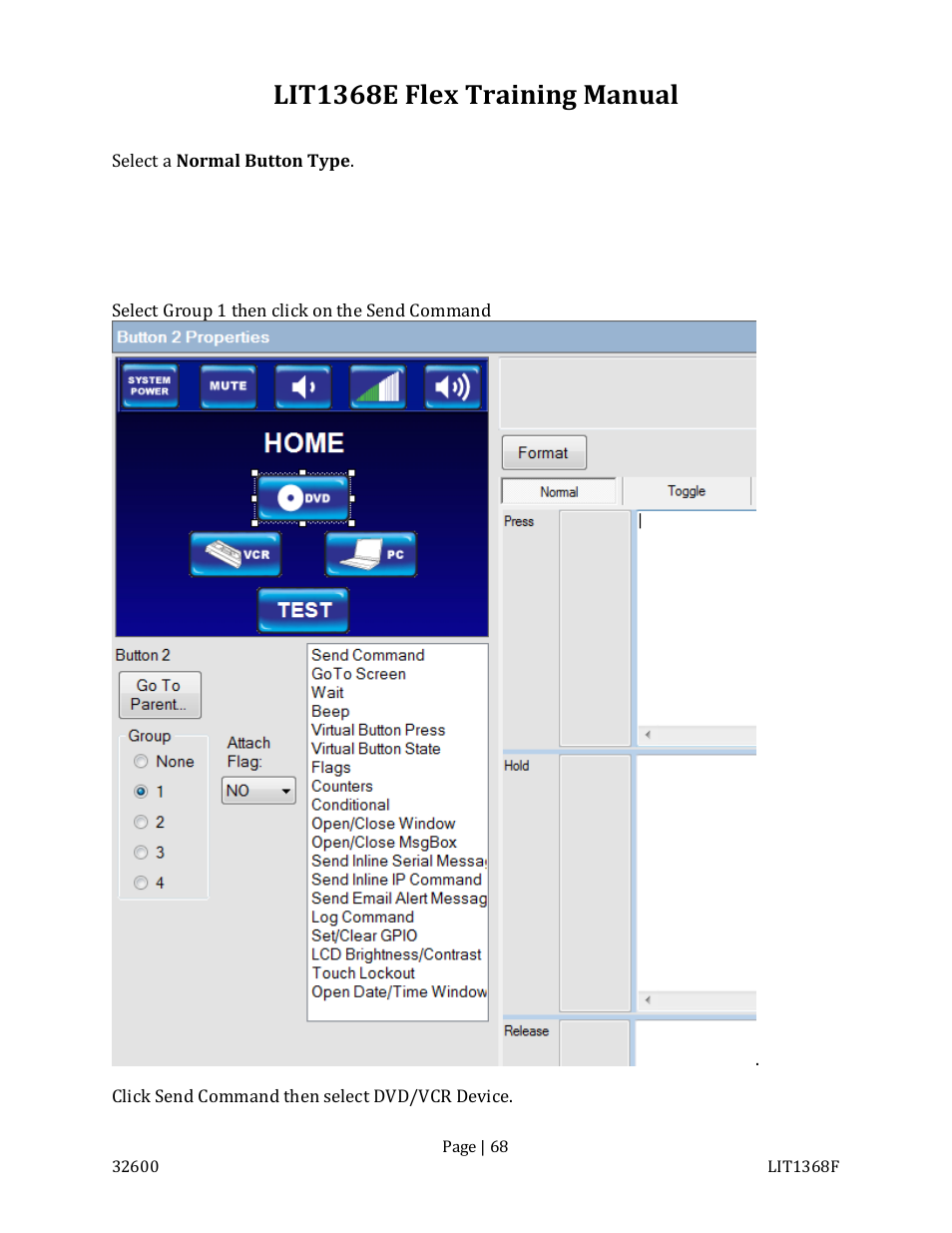 Lit1368e flex training manual | FSR FLEX CONTROL BUILDER TRAINING MANUAL User Manual | Page 68 / 142