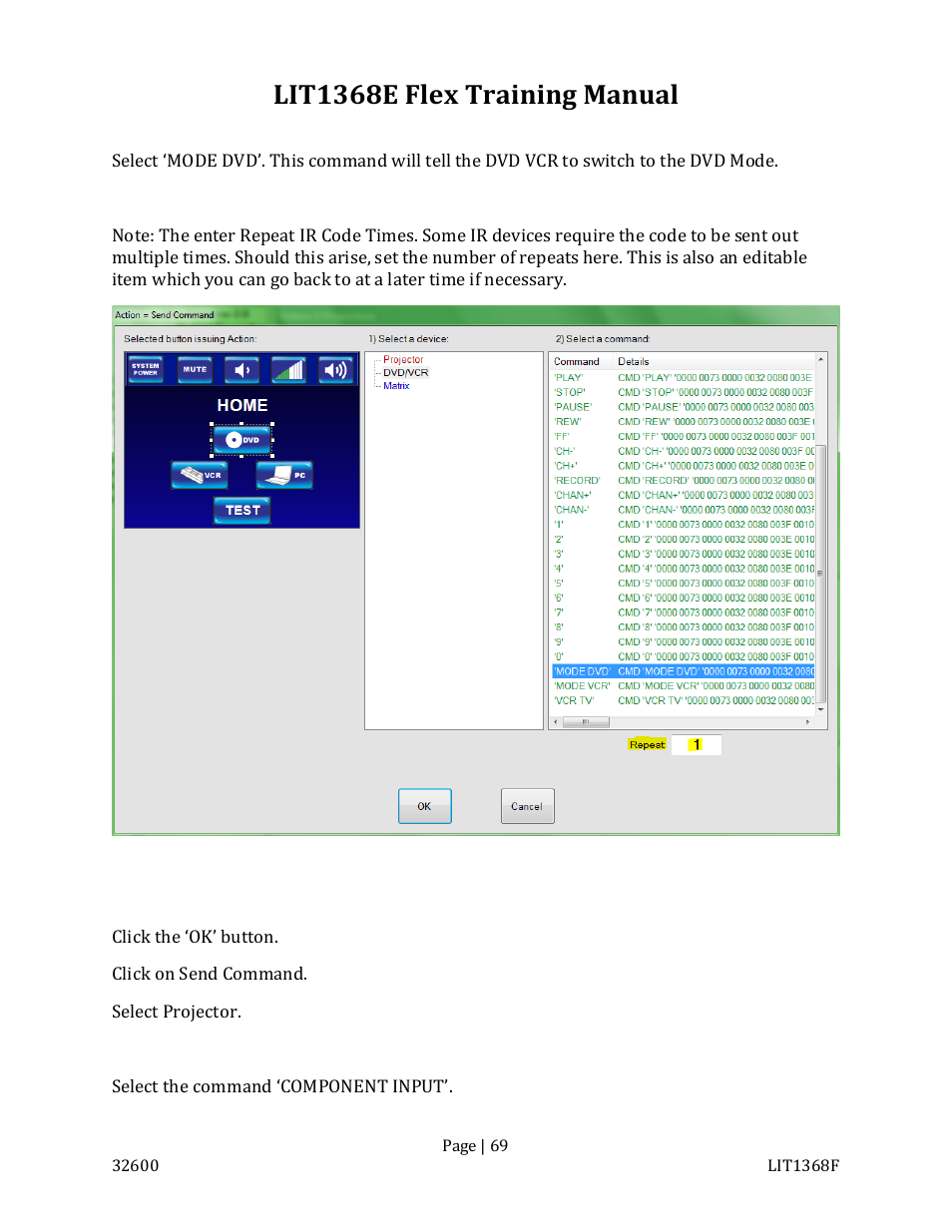 Lit1368e flex training manual | FSR FLEX CONTROL BUILDER TRAINING MANUAL User Manual | Page 69 / 142