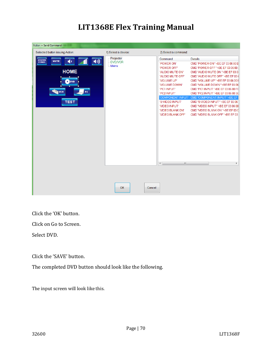 Lit1368e flex training manual | FSR FLEX CONTROL BUILDER TRAINING MANUAL User Manual | Page 70 / 142