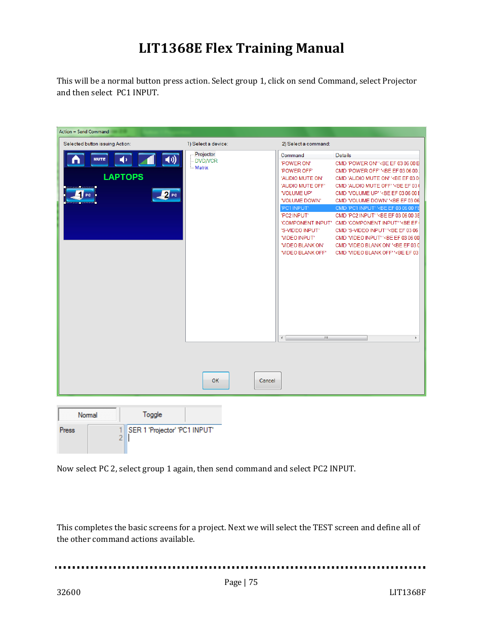Lit1368e flex training manual | FSR FLEX CONTROL BUILDER TRAINING MANUAL User Manual | Page 75 / 142