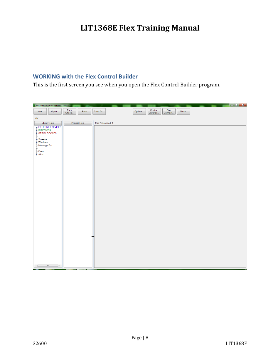 Lit1368e flex training manual | FSR FLEX CONTROL BUILDER TRAINING MANUAL User Manual | Page 8 / 142