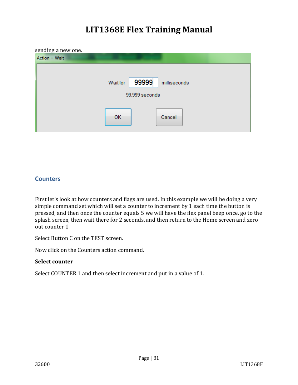 Lit1368e flex training manual | FSR FLEX CONTROL BUILDER TRAINING MANUAL User Manual | Page 81 / 142