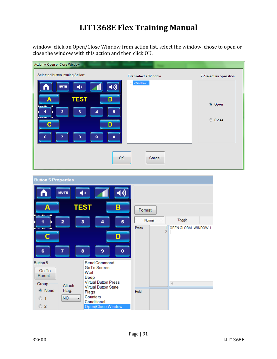 Lit1368e flex training manual | FSR FLEX CONTROL BUILDER TRAINING MANUAL User Manual | Page 91 / 142