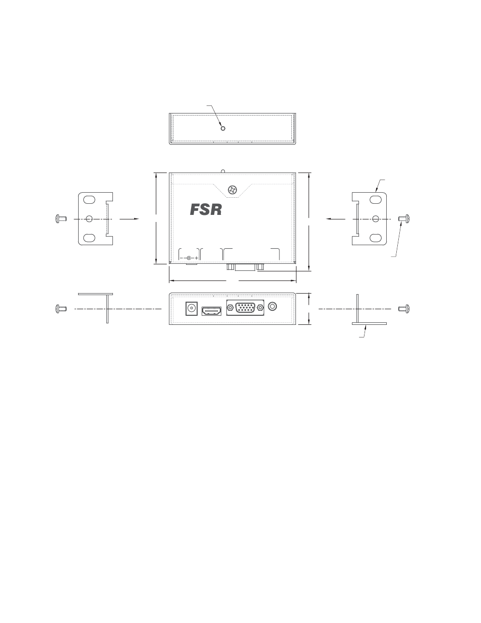 Dv-pc2hd analog pc to hdmi converter (option), 17 huddle-vu, Dv-pc2hd | FSR HuddleVU User Manual | Page 17 / 47