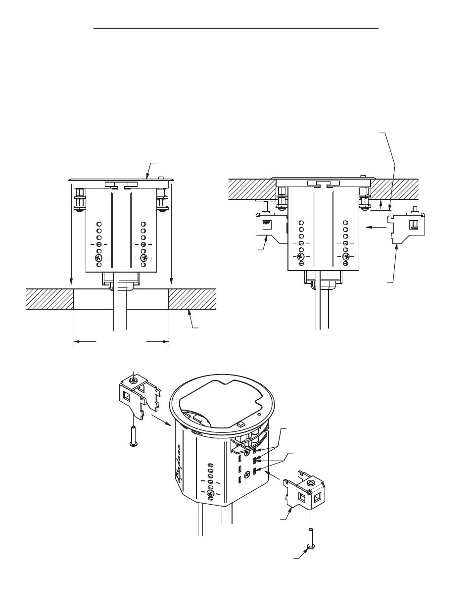 Mounting information, Hv-t3 table box installation, 6huddle-vu | FSR HuddleVU User Manual | Page 6 / 47