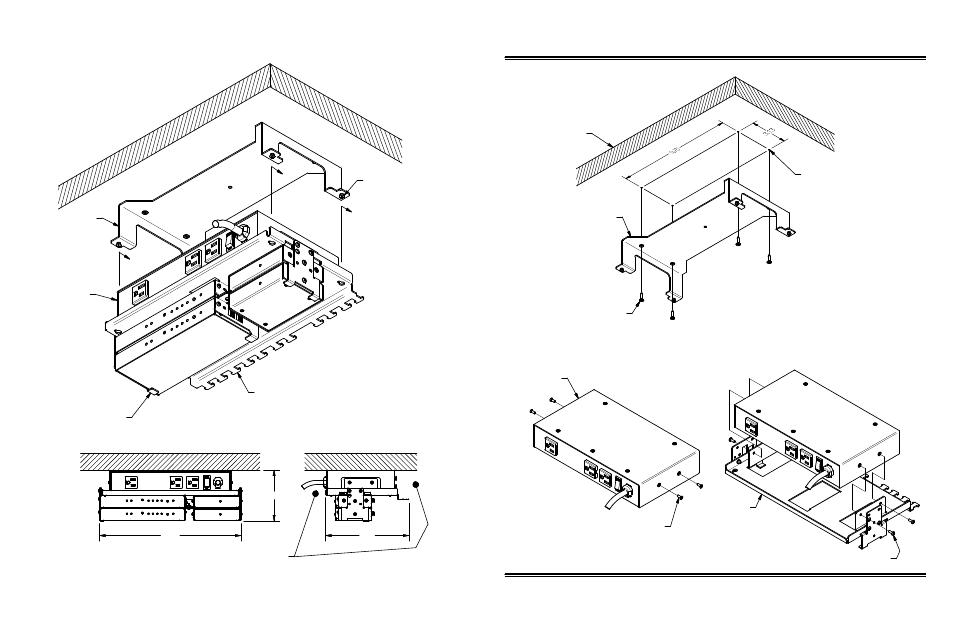 FSR HUDDLEVU BRACKET SET User Manual | 2 pages