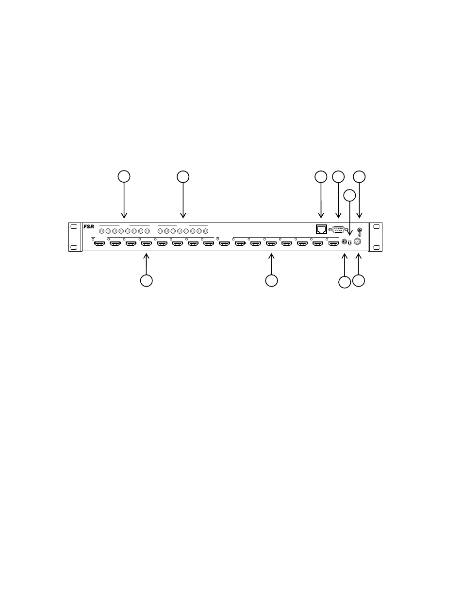 Back panel | FSR DV-HMSW4K-88 Matrix User Manual | Page 10 / 23