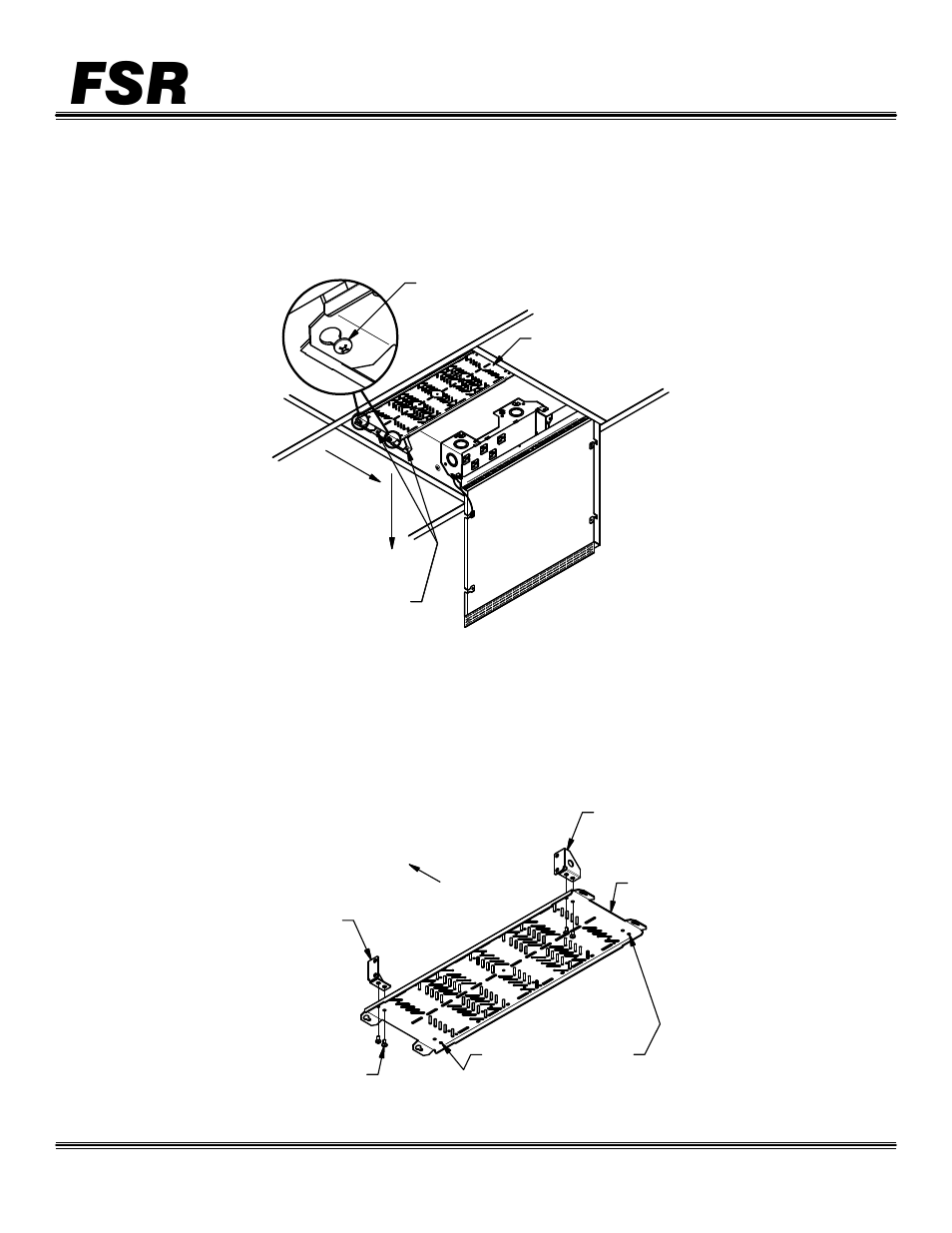 Cb-22 mounting electronics | FSR CB-22 User Manual | Page 2 / 2