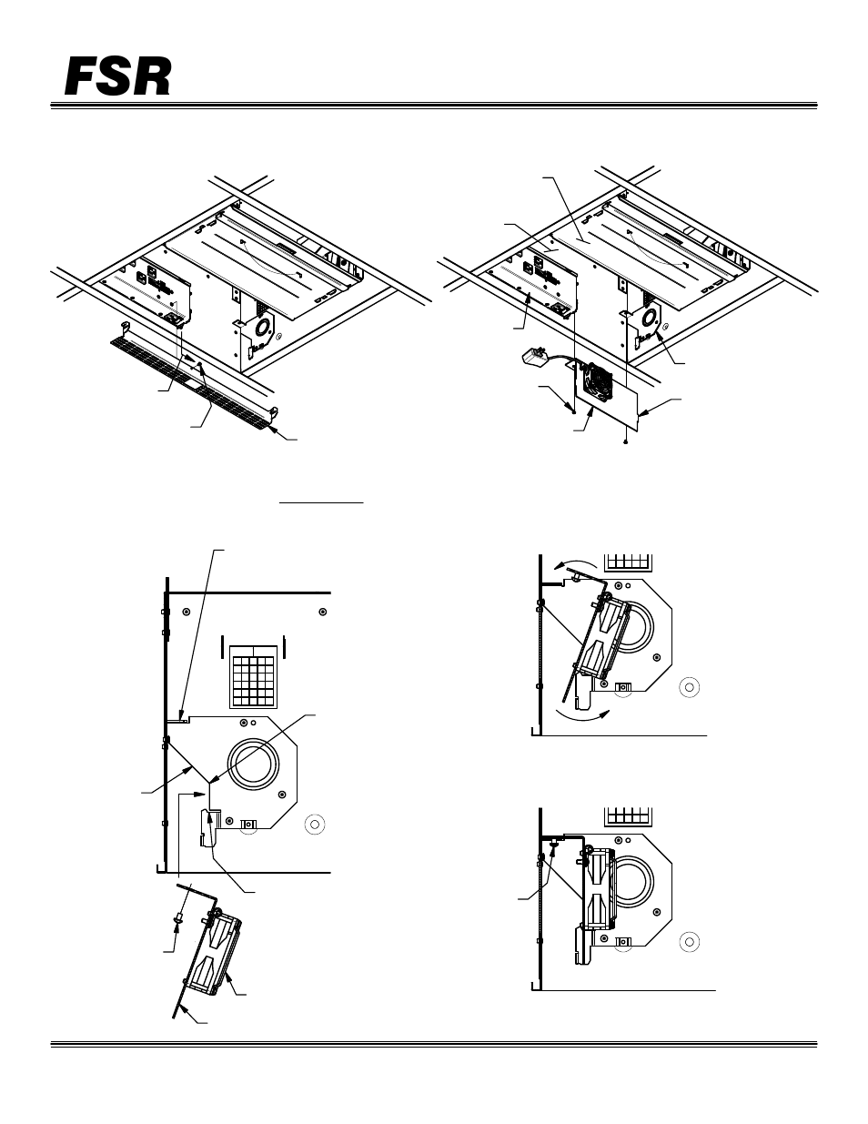 FSR CB-224 FAN KIT User Manual | 1 page