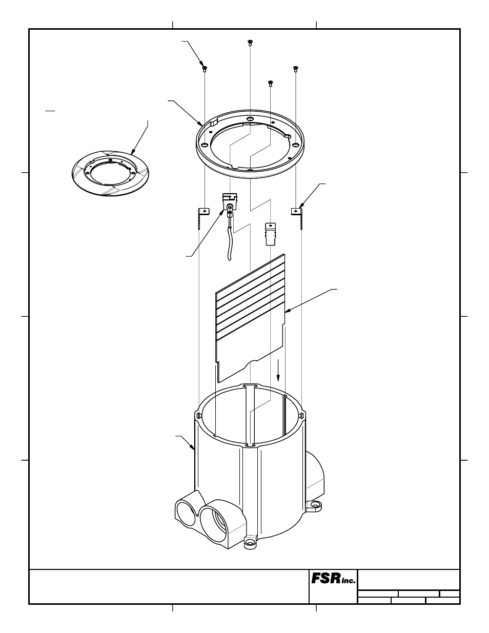 Step 1 - pour box | FSR SF-2SDP User Manual | Page 5 / 10