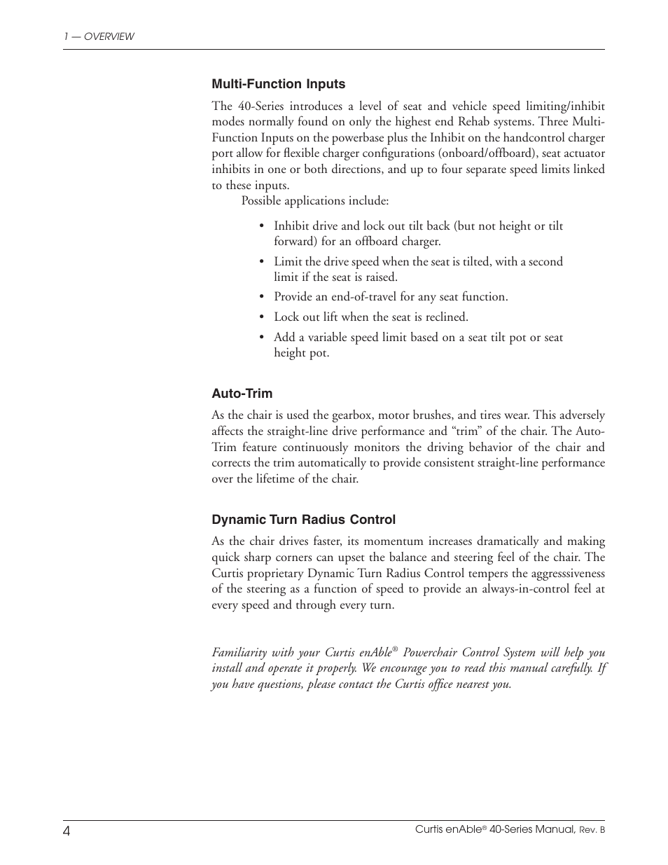 Curtis ENABLE 40 User Manual | Page 10 / 66