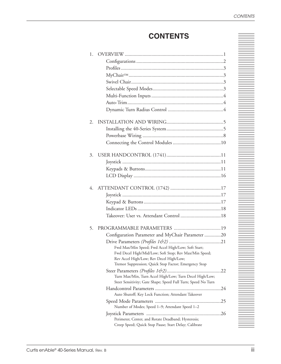 Curtis ENABLE 40 User Manual | Page 3 / 66