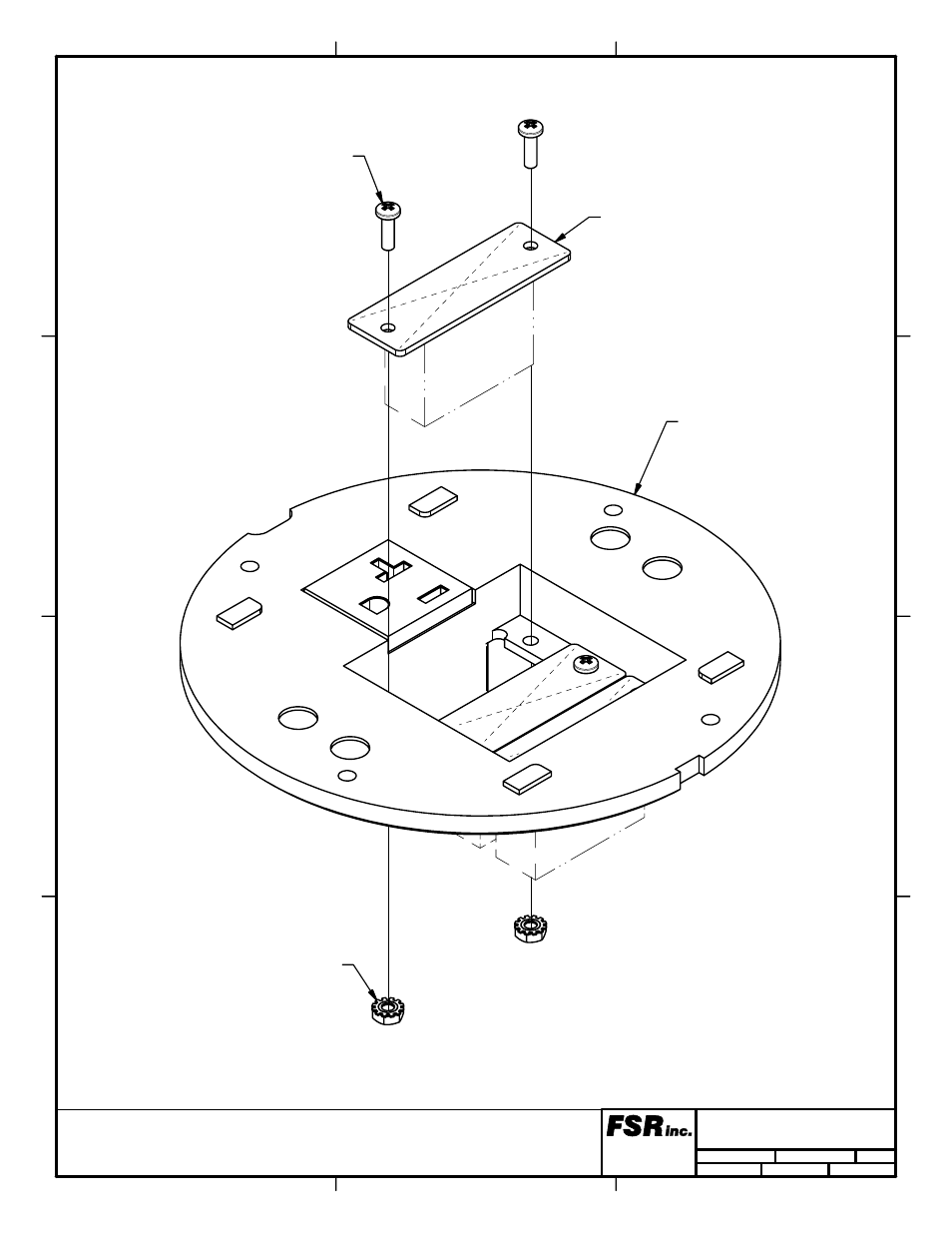 Step 2 - poke-thru, Smart fit sf-ipsp assembly instructions | FSR SF-IPSP User Manual | Page 2 / 6