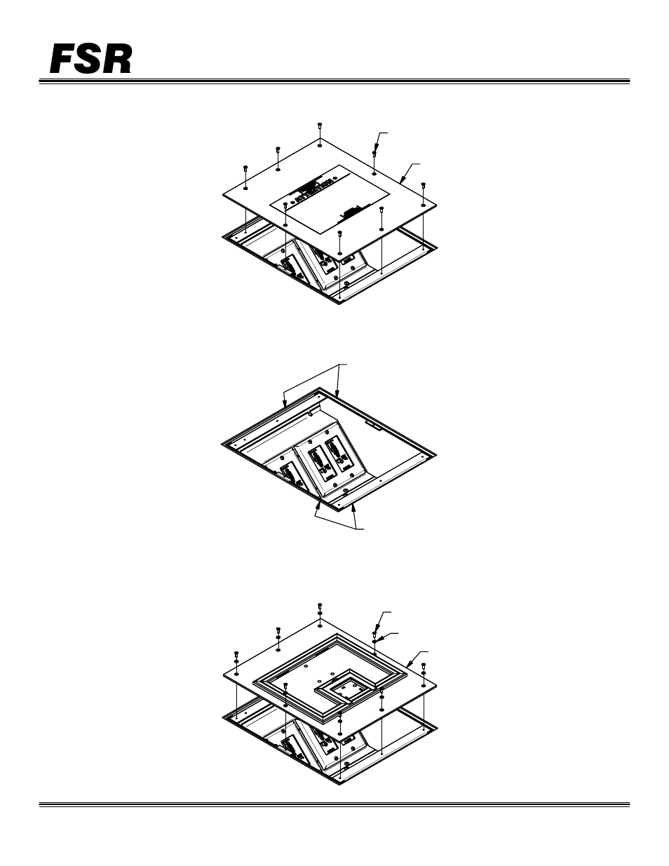 FSR FL-500P/600P COVER User Manual | 2 pages