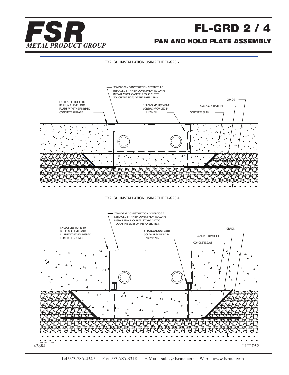 FSR FL-GRD 2 / 4 User Manual | 2 pages