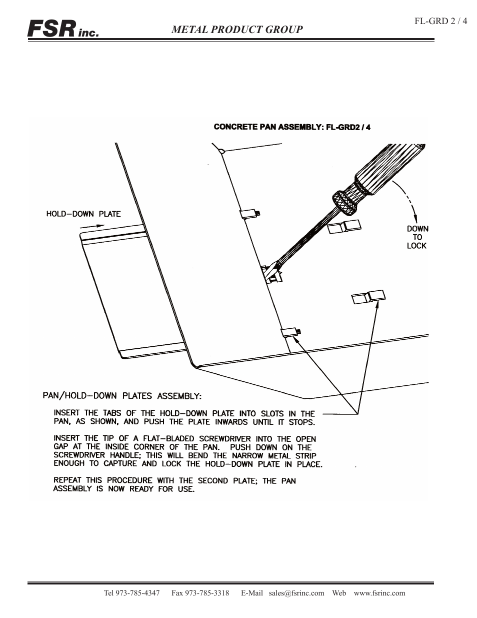 FSR FL-GRD 2 / 4 User Manual | Page 2 / 2