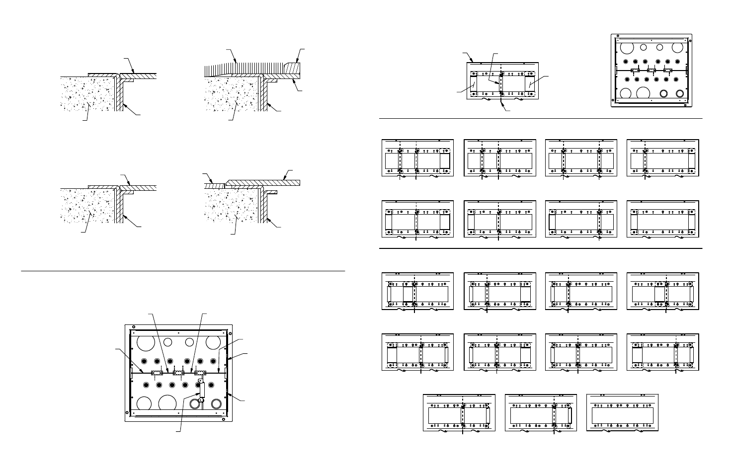 Gang mounting bracket configuration, Typical installation | FSR FL-640P User Manual | Page 2 / 2
