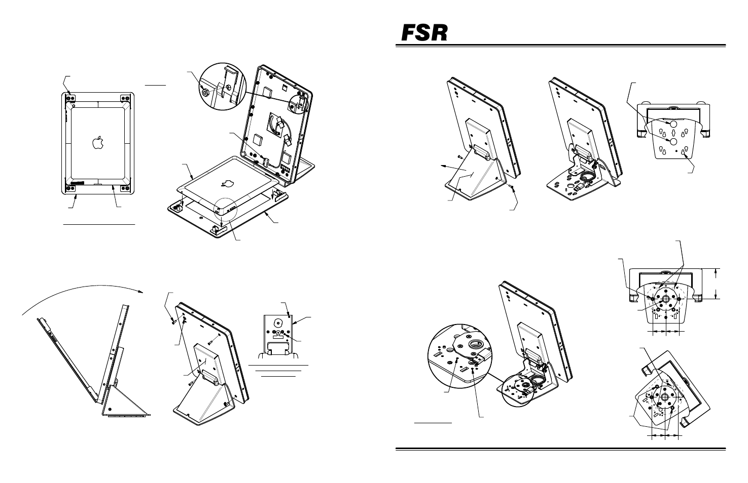 FSR TM-IPAD-TR User Manual | 2 pages