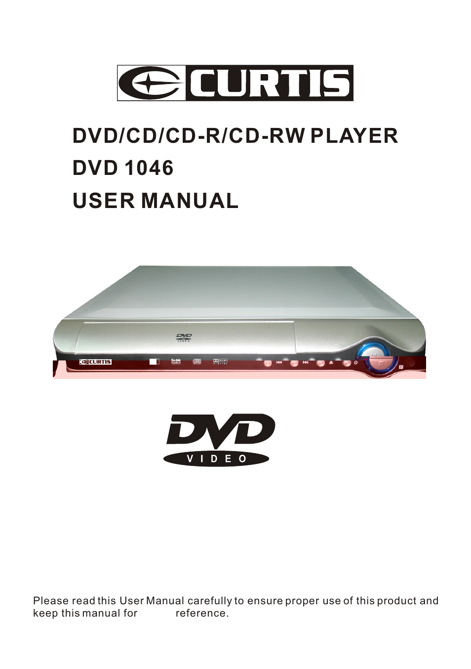 Curtis DVD 1046 User Manual | 19 pages