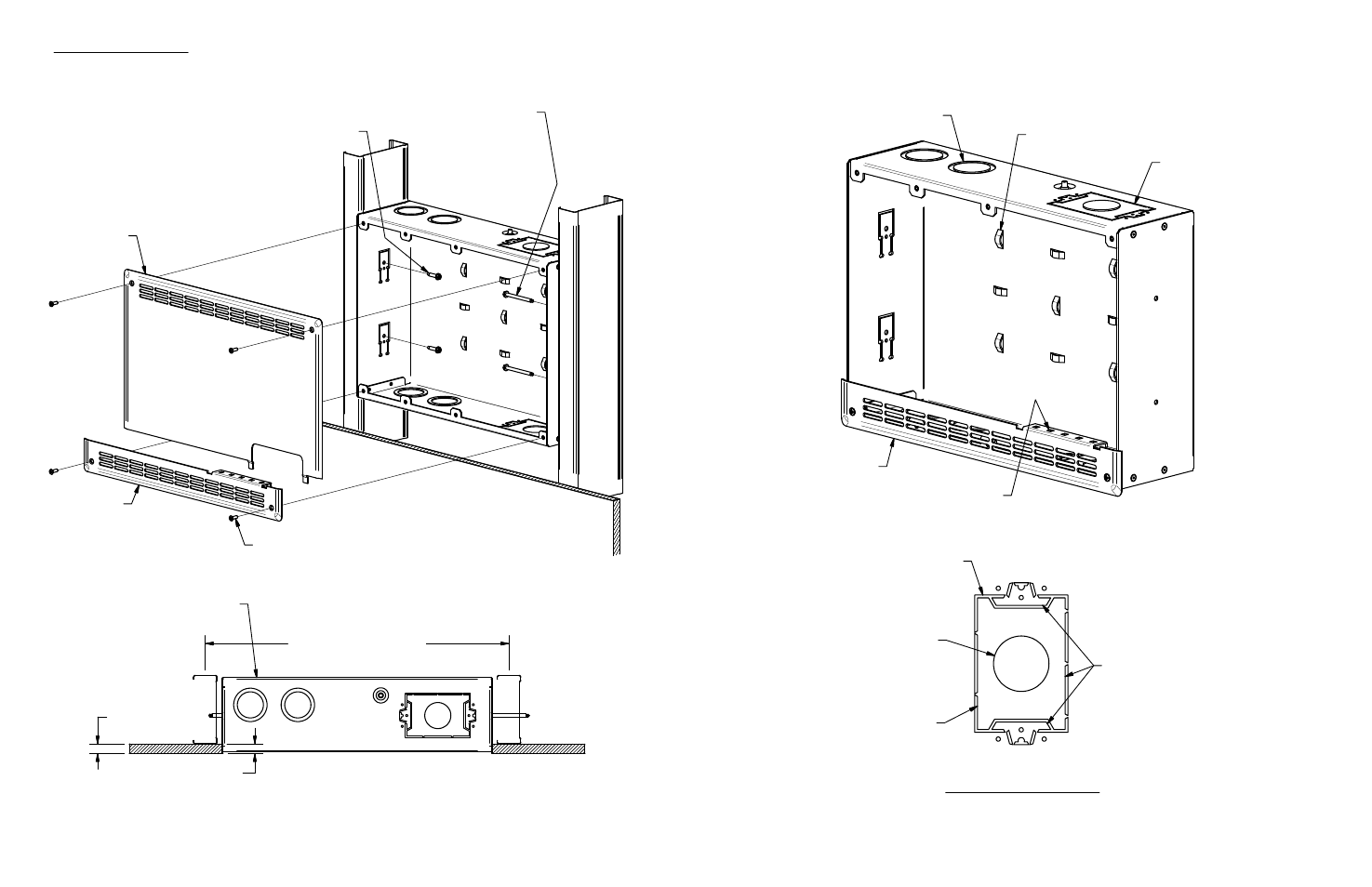 Steel stud mounting | FSR PWB-270 User Manual | Page 2 / 2