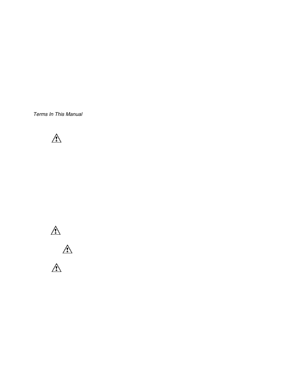 Operators safety summary, Terms in this manual, Terms as marked on equipment | FSR RGB-144 User Manual | Page 3 / 8