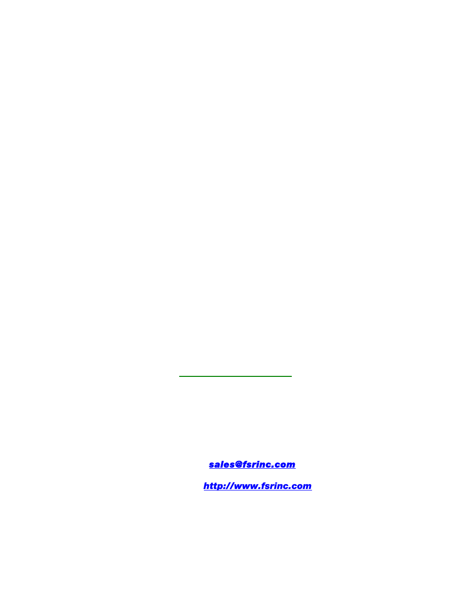 FSR RGB-144 User Manual | Page 8 / 8